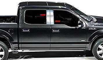 Black Horse Off Road - Pillar Post Trims-Chrome-2015-2016 Ford F-150|Black Horse Off Road