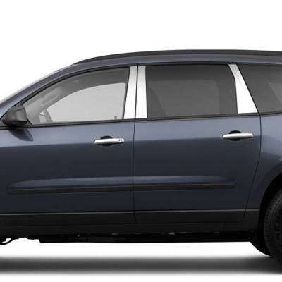 Black Horse Off Road - Pillar Post Trims-Chrome-2009-2016 Chevrolet Traverse|Black Horse Off Road