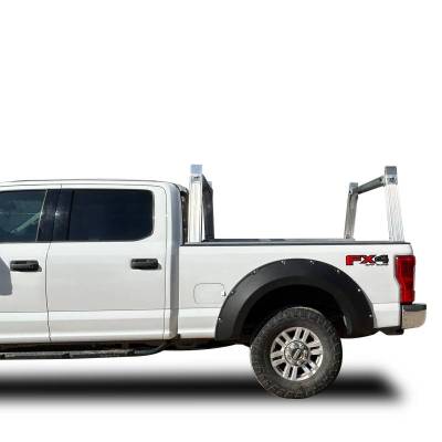 Black Horse Off Road - Base K2 Over Cab Rack-Silver-2004-2026 Silverado&Sierra 1500&Titan|2009-2026 Dodge Ram 1500|2011-2026 Ram 2500|2001-2026 F-150|2022-2026 F-150 Lightning|2007-2026 Tundra|Black Horse off Road