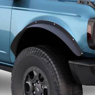 Black Horse Off Road - Front & Rear Fender Flares-Black-2021-2024 Ford Bronco|Black Horse Off Road