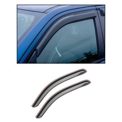 Black Horse Off Road - Black Horse Off Road [BHOR] |Tape On Rain Guard/Wind Deflectors|2015-2025 Ford Transit-150 /2015-2025 Ford Transit-250 /2015-2025 Ford Transit-350 HD |Smoke,2Pcs|#140676