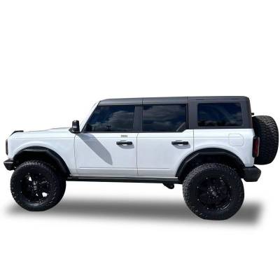 Black Horse Off Road - Front & Rear Fender Flares-Black-2021-2024 Ford Bronco|Black Horse Off Road