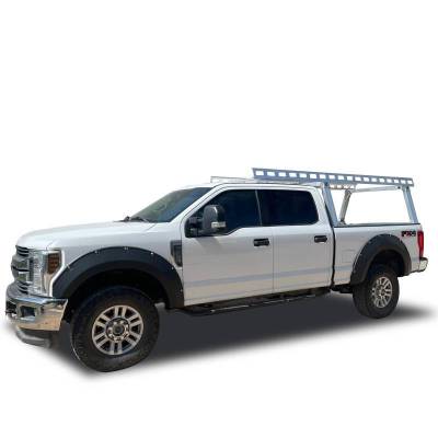 Black Horse Off Road - Base K2 Over Cab Rack-Silver-3/4-ton trucks with 8ft bed length|Black Horse off Road