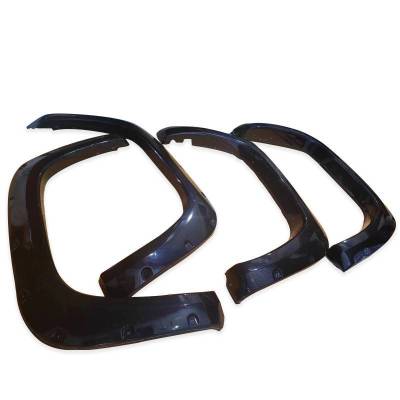 Black Horse Off Road - FENDER FLARES RIVETED Style-Black-2022-2024 Toyota Tundra|Black Horse Off Road