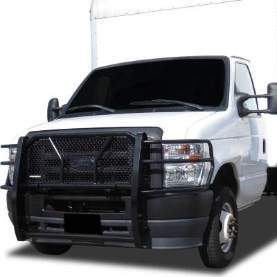 Black Horse Off Road - RUGGED HD Grille Guard-Black-2015-2025 Ford E-350/E-450|Black Horse Off Road