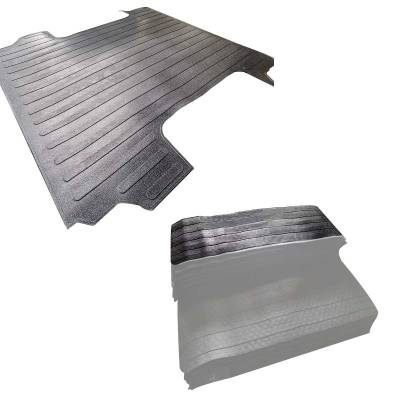 Black Horse Off Road - Black Horse TOTALINER Heavy Duty Rubber Anti-Skid Bed & Tail Gate Mat Rug Liner fits 2020-2024 Jeep Gladiator|Black Horse Off Road