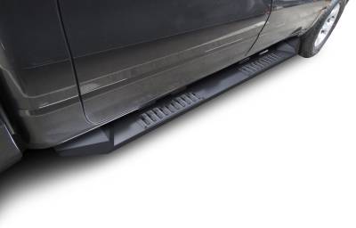 Black Horse Off Road - ARMOUR Heavy Duty Steel Running Boards-Black-1999-2016 Ford F-250 Super Duty Crew Cab/1999-2016 Ford F-350 Super Duty Crew Cab/1999-2016 Ford F-450 Super Duty Crew Cab/1999-2016 Ford F-550 Super Duty Crew Cab|Black Horse Off Road