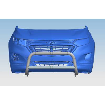 Black Horse Off Road - A Bar-Stainless Steel-2018-2024 Chevrolet Equinox|Black Horse Off Road