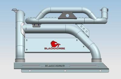 Black Horse Off Road - ATLAS Roll Bar Ladder Rack-Stainless Steel-2019-2024 Ford Ranger|Black Horse Off Road