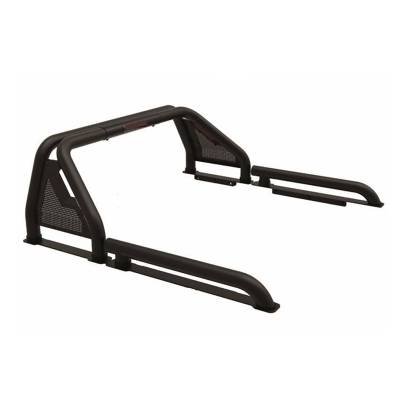 Black Horse Off Road - GLADIATOR Roll Bar Ladder Rack-Black-Nissan Titan/Titan XD, Chevrolet/GMC Silverado/Sierra 1500/2500 HD/3500/3500 HD, Ford F-150, Dodge Ram 1500, Toyota Tundra|Black Horse Off Road