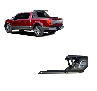 Black Horse Off Road - VIGOR Roll Bar W/ Vigor Basket-Black-Silverado 1500/Sierra 1500/Ram 1500/F-150/Tundra|Black Horse Off Road