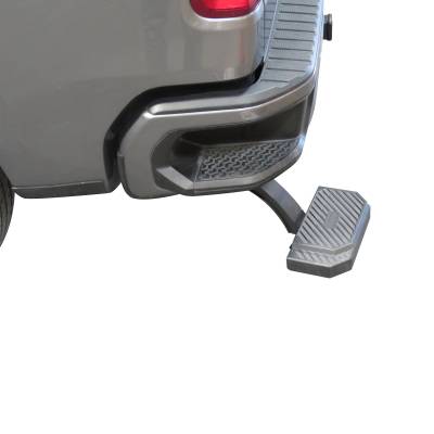 Black Horse Off Road - RETRACTABLE Truck Bed Corner Step-Black-2019-2024 Chevrolet silverado 1500 and GMC Sierra 1500|Black Horse Off Road