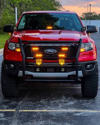 Black Horse Off-Road Modular Design Black Powder Coat Grille Guard 17FP10MA