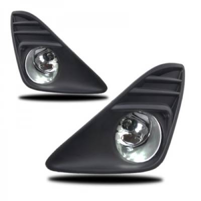 Black Horse Off Road - OEM Replica Fog Light-Clear Plastic-2012-2013 Toyota Camry