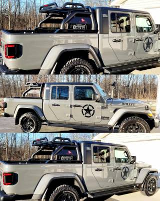 ATLAS Roll Bar Ladder Rack | ATRB9BK