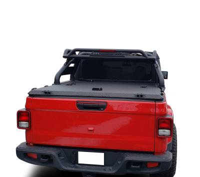 Black Horse Off Road - ATLAS Roll Bar Ladder Rack-Black-2020-2025 Jeep Gladiator|Black Horse Off Road