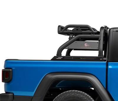 Black Horse Off Road - ATLAS Roll Bar Ladder Rack-Black-2020-2025 Jeep Gladiator|Black Horse Off Road