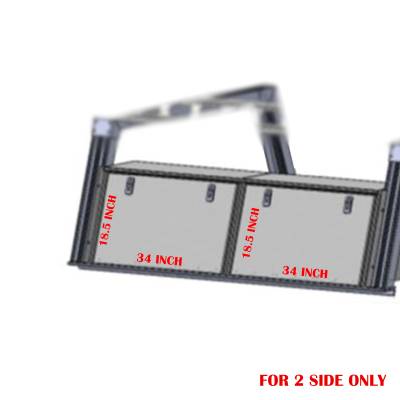 Black Horse Off Road - Base K2 Rack for All 1/2 Ton and 3/4 Ton Trucks with 6.5 Foot Bed|Black Horse Off Road