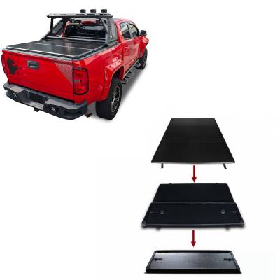 Black Horse Off Road - Hard Tonneau Cover-Black-2015-2023 GMC Canyon/2015-2023 Chevrolet Colorado|Black Horse Off Road