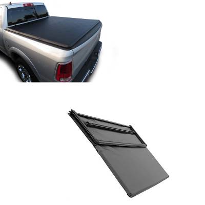 Black Horse Off Road - Premier Soft Tonneau Cover-Black-2019-2023 Ram 1500 Classic/2011-2018 Ram 1500/2009-2010 Dodge Ram 1500|Black Horse Off Road
