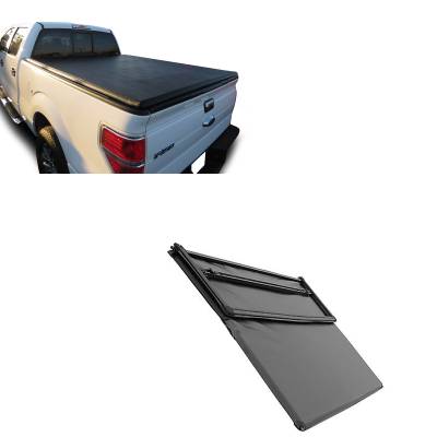 Black Horse Off Road - Premier Soft Tonneau Cover-Black-2009-2014 Ford F-150|Black Horse Off Road