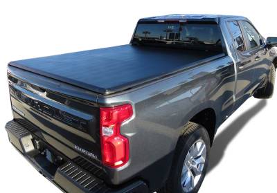 Black Horse Off Road - Premier Soft Tonneau Cover-Black-2019-2024 GMC Sierra 1500/2019-2024 Chevrolet Silverado 1500|Black Horse Off Road