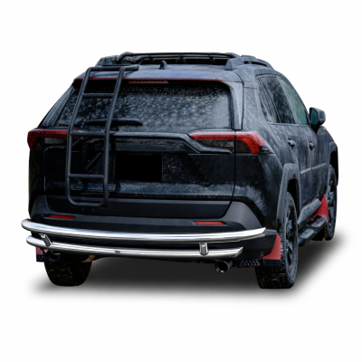 Black Horse Off Road - Rear Bumper Guard-Stainless Steel-2019-2025 Toyota Rav4/2021-2025 Toyota Venza|Black Horse Off Road