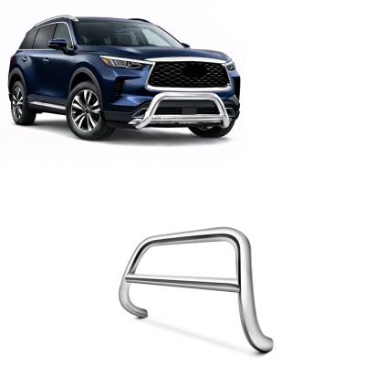 Black Horse Off Road - A Bar-Stainless Steel-2022-2025 Nissan Pathfinder|2022-2024 Infiniti QX60|Black Horse Off Road