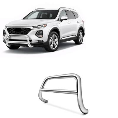 Black Horse Off Road - A Bar-Stainless Steel-2019-2023 Hyundai Santa Fe|Black Horse Off Road
