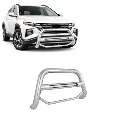 Black Horse Off Road - MAX Beacon Bull Bar-Stainless Steel-2022-2024 Hyundai Tucson|Black Horse Off Road