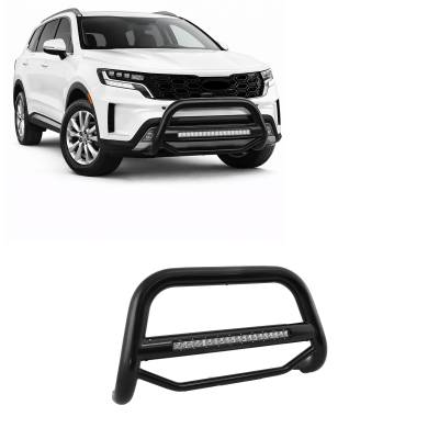 Black Horse Off Road - Max Beacon Bull Bar-Black-2023-2024-Kia Sorento | Black Horse Off Road