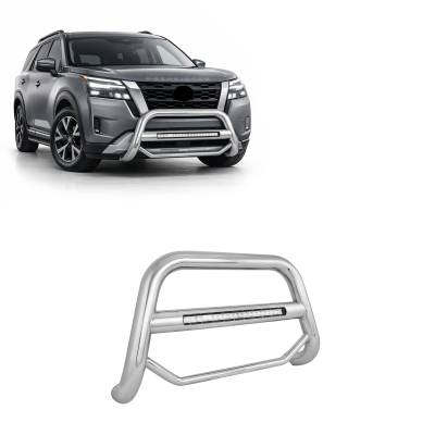Black Horse Off Road - MAX Beacon Bull Bar-Stainless Steel-2022-2025 Nissan Pathfinder|2022-2024 Infiniti QX60|Black Horse Off Road