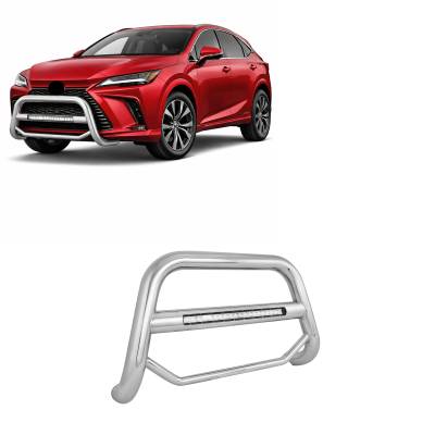Black Horse Off Road - Max Beacon Bull Bar-Stainless Steel-2023-2024-Lexus RX350 | Black Horse Off Road
