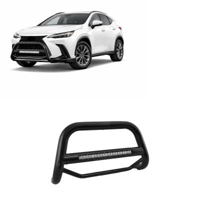Black Horse Off Road - Max Beacon Bull Bar-Black-2023-2024-Lexus NX | Black Horse Off Road