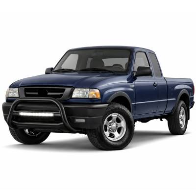 Black Horse Off Road - MAX Beacon Bull Bar-Black-2001-2008 Ford Ranger/2001-2010 Mazda B2300|Black Horse Off Road
