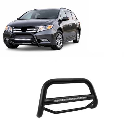 Black Horse Off Road - MAX Beacon Bull Bar-Black-2005-2017 Honda Odyssey|Black Horse Off Road