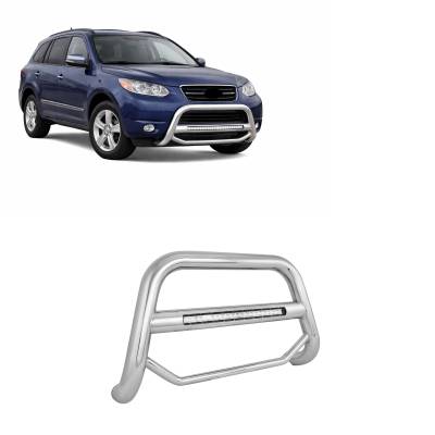 Black Horse Off Road - MAX Beacon Bull Bar-Stainless Steel-2007-2010 Hyundai Santa Fe|Black Horse Off Road