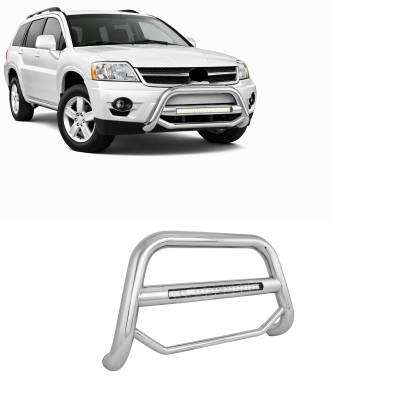 Black Horse Off Road - MAX Beacon Bull Bar-Stainless Steel-2004-2011 Mitsubishi Endeavor|Black Horse Off Road