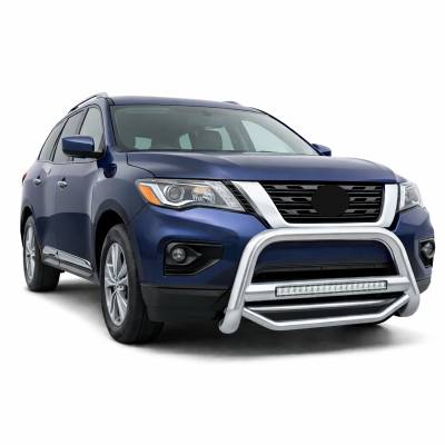 Black Horse Off Road - MAX Beacon Bull Bar-Stainless Steel-2013-2021 Nissan Pathfinder|Black Horse Off Road