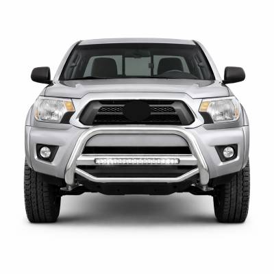 Black Horse Off Road - MAX Beacon Bull Bar-Stainless Steel-2005-2015 Toyota Tacoma|Black Horse Off Road