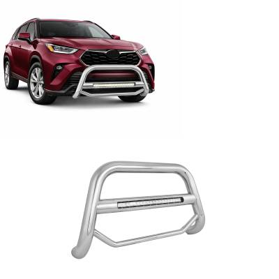 Black Horse Off Road - MAX Beacon Bull Bar-Stainless Steel-2020-2023 Toyota Highlander|Black Horse Off Road