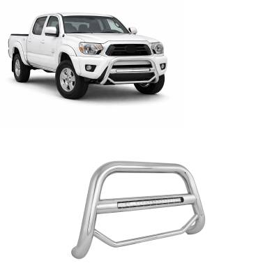 Black Horse Off Road - MAX Beacon Bull Bar-Stainless Steel-2005-2015 Toyota Tacoma|Black Horse Off Road