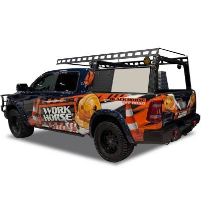 Black Horse Off Road - Base K2 Tool Box-Black- All Pickups |Black Horse Off Road