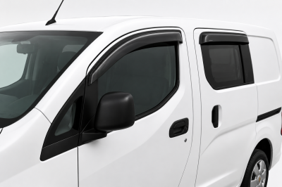 Black Horse Off Road - Black Horse Off Road [BHOR] |Tape On Rain Guard/Wind Deflectors|2014-2019 Nissan NV200 /2015-2018 Chevrolet City Express |Smoke,4Pcs|#14-NINV200