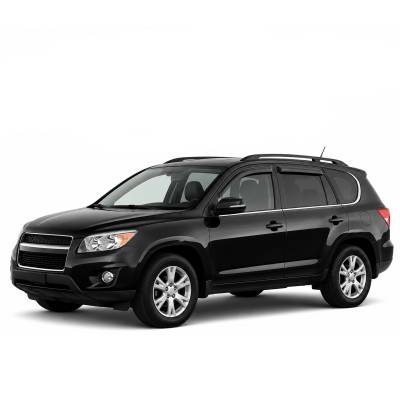 Black Horse Off Road - Black Horse Off Road [BHOR] |Tape On Rain Guard/Wind Deflectors|2001-2012 Ford Escape /2005-2012 Ford Escape /2005-2011 Mercury Mariner /2008-2011 Mazda Tribute |Smoke,4Pcs|#140616