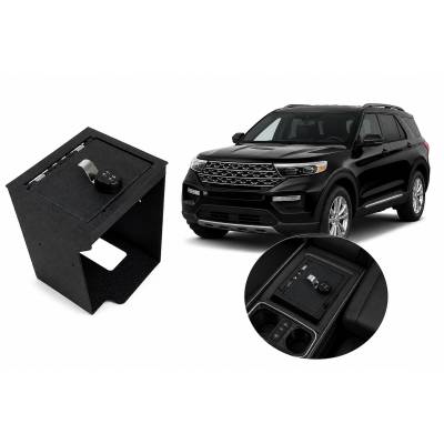 Black Horse Off Road - Center Console Safe-Black-2020-2024 Ford Explorer|Black Horse Off Road