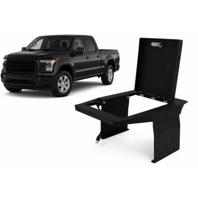 Black Horse Off Road - Center Console Safe-Black-2022-2026 Ford F-150|Black Horse Off Road