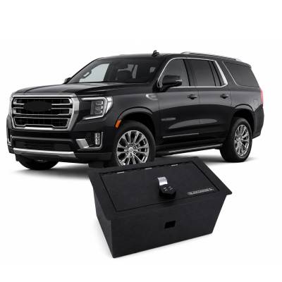 Black Horse Off Road - Center Console Safe-Black-2021-2024 Chevrolet Tahoe|2021-2024 GMC Yukon|Black Horse Off Road