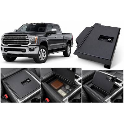 Black Horse Off Road - Center Console Safe-Black-2019-2025 Ram 1500-2500-3500|Black Horse Off Road