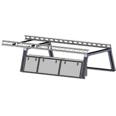 Black Horse Off Road - Base K2 Over Cab Rack for All 1/2 Ton and 3/4 Ton Trucks with 8 Foot Bed|Black Horse Off Road